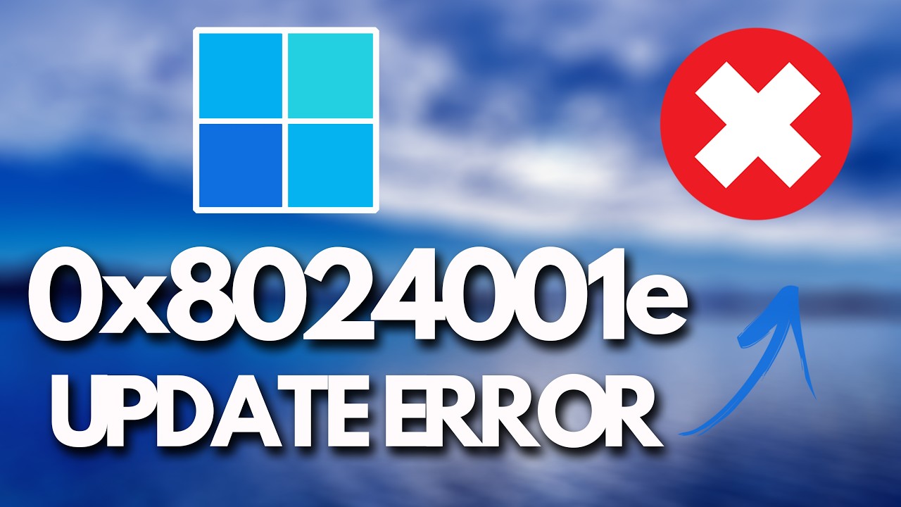 Windows 11 Update Error Code 0x8024001e FIX - NEW 2026