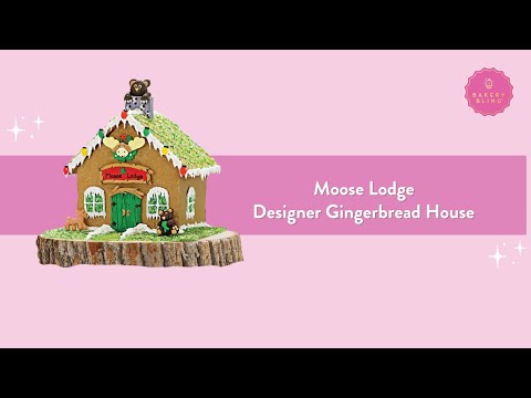 Moose Lodge Designer Gingerbread House Tutorial
