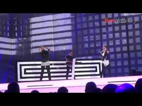 Freaky Fortune feat. RiskyKidd Rise Up Greece Eurovision 2014 Final dress rehearsal
