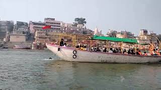 #Boating ⛵ in #Ganga #river #varanasi #gangaghat _ चालीस घाट के दर्शन 🙏 Part-1