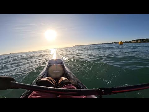Enjoying the fun waves - Epic V10L surfski