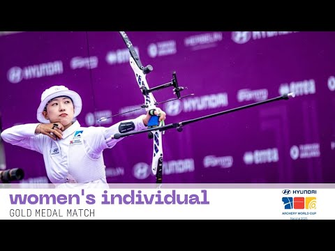 Nanjing 2025 Hyundai Archery World Cup Final - Women's Individual Gold Medal Match | AN SAN