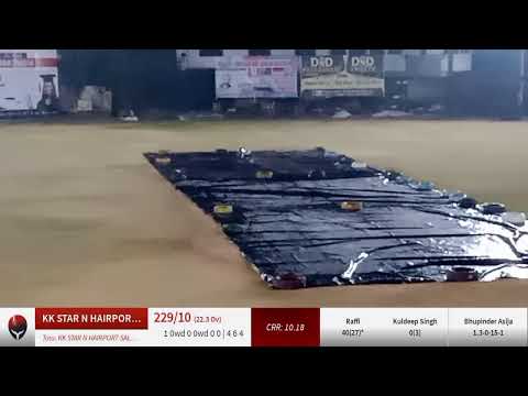 Live Cricket Match | KK STAR N HAIRPORT SALOON vs VINCARE HOSPITAL | 07-Jan-22 05:23 PM 26 overs | T