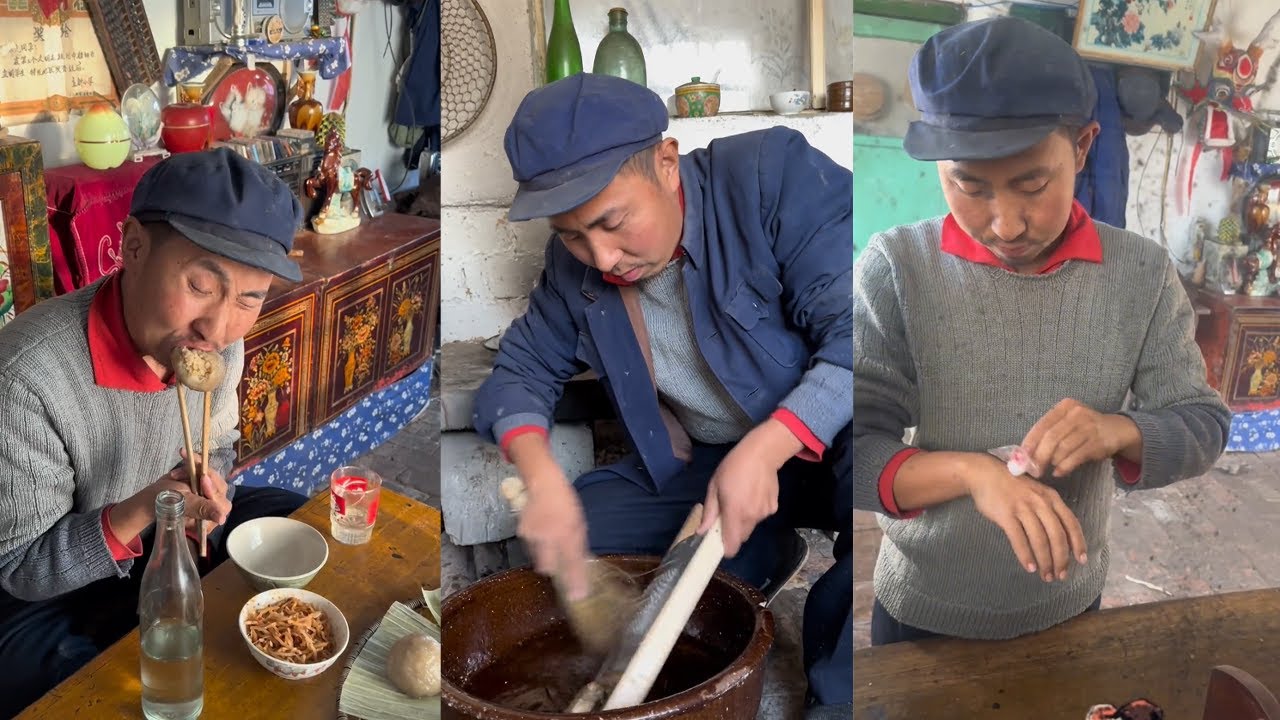 在家做土豆磨糊，还是小时候的记忆#food #民间手艺人 #funny #手工制作