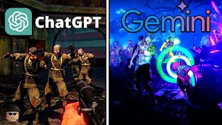 ChatGPT vs Gemini Criam COD Zombies do Zero