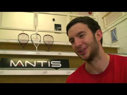 Squash player and MANTIS ambassador Eddie Charlton answers quick fire questions