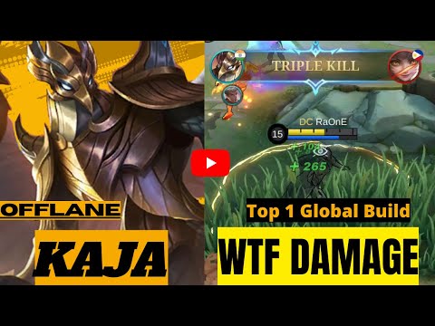 KAJA BEST BUILD 2022 | BUILD TOP 1 GLOBAL KAJA GAMEPLAY | MOBILE LEGENDS. #mlbb #kajagameplay