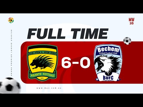 MATCH HIGHLIGHTS | ASANTE KOTOKO VS. BECHEM UNITED || 2025 -26 GHANA PREMIER LEAGUE || MW16