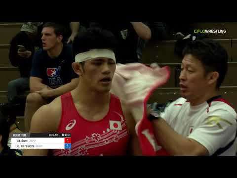 Greco-Roman 87 Finals - Masato Sumi (Japa) vs. Giorgi Tsirekidze (Geor)