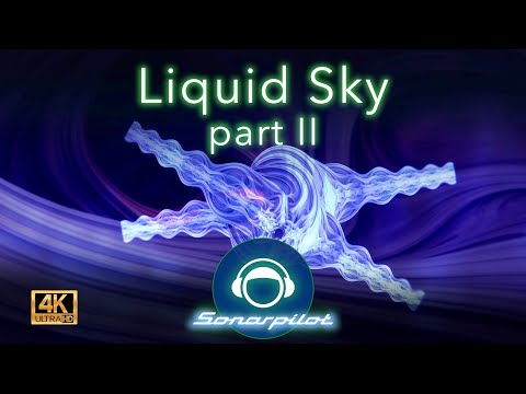 Liquid Sky, part II [Fractal video with music, 4K]