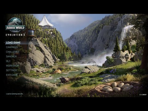Jurassic World Evolution 3 - Start Menu