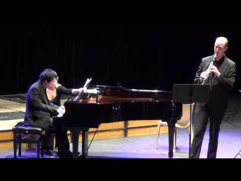 Memoria de P. Itturalde : à la clarinette Fabien Goubet, au piano : Vianney Oudart
