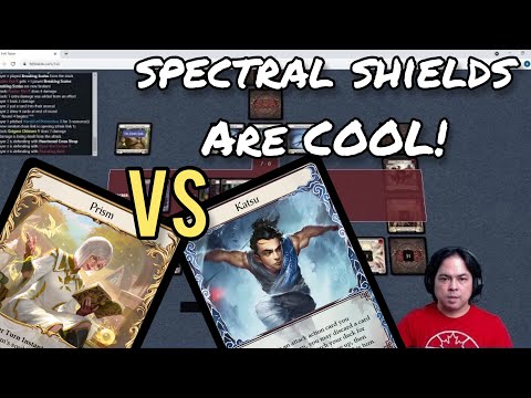 Spectral Shields of Prism vs Katsu (AI) Blitz |  FABTCG Felt Table