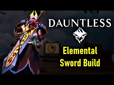 Elemental Sword Build & Gameplay - DAUNTLESS (1.10.4)