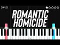 d4vd - Romantic Homicide | EASY Piano Tutorial