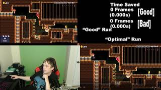 Mario Maker Speedrun Tutorial - Analyzing techniques I use to save time