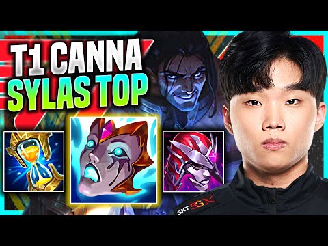 CANNA IS INSANE WITH SYLAS! - T1 Canna Plays Sylas Top vs Malphite! | Preseason 11