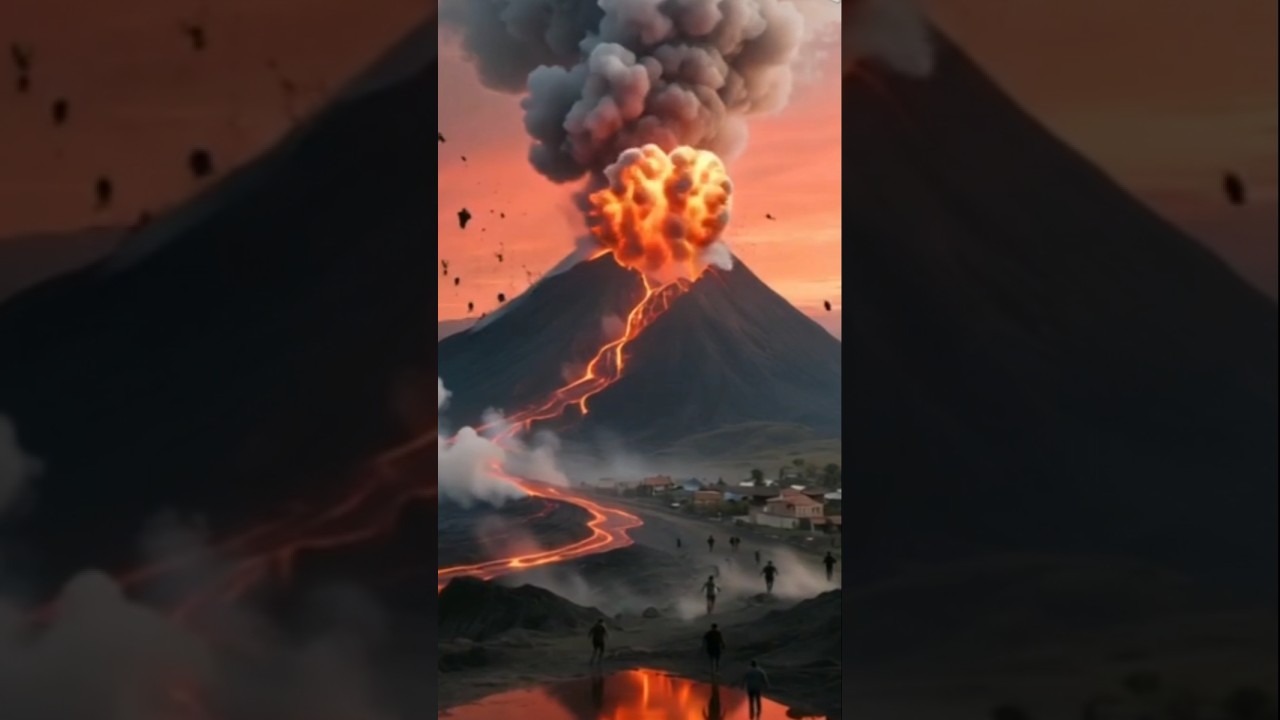 🌋 The Volcano Awakens After Centuries 😱🔥 | Unbelievable Eruption Caught on AI
