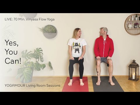 Live Vinyasa Yoga mit Bärbel Miessner | Yogamour Living Room Session