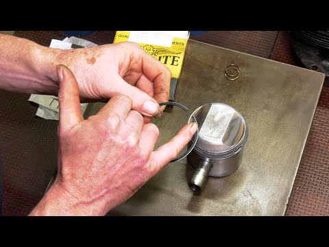 How To Install Piston Rings On A Four Stroke Motorcycle Piston