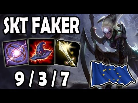 SKT Faker DIANA vs KAYLE [ MID ] Lol Challenger EUW