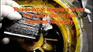 Duel Fuel Filter Replacement 2003-2007 Ford F350 Diesel