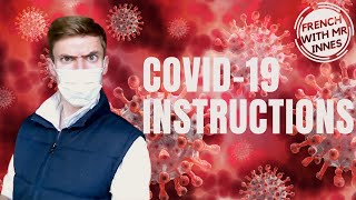 COVID-19 INSTRUCTIONS // Coronavirus Guidelines to Stay Safe in France // French for kids