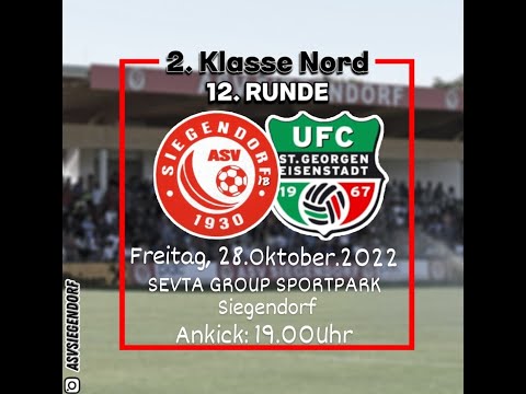 Highlights: ASV Siegendorf 1b vs. UFC St.Georgen/Eisenstadt | 2. Klasse Nord Runde 12 | 2022/23