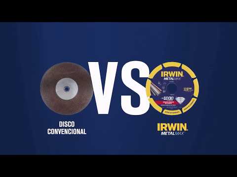 Discos Abrasivo convencionais VS MetalMax Irwin