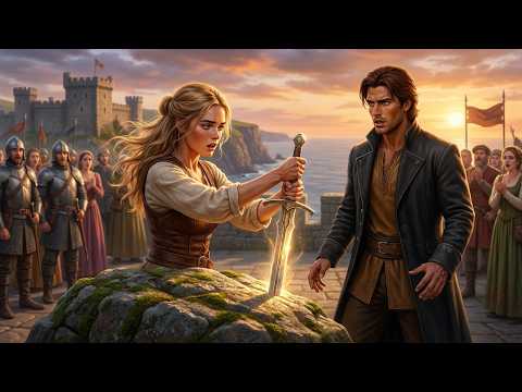 She Pulled the Sword From the Stone. The Alpha King Said, "Only My True Mate Can Free It."