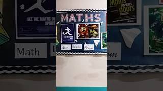 Decorating Maths Notice board ✨ #Maths #noticeboard #ideas