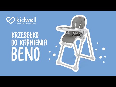 Kidwell Beno Grey Barošanas Krēsls