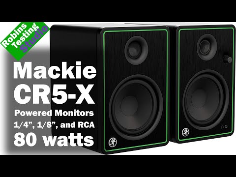 Mackie CR-X Series, 5-Inch Multimedia Monitors with Professional Studio-Quality Sound - Pair (CR5-X)