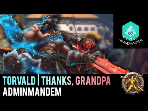 Paladins Grandmaster | Torvald: a Good Support ? (ADMINMANDEM)