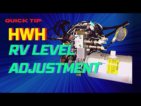 HWH Level Adjustment Zero Point _ Tiffin Motorhome or Class A Rv
