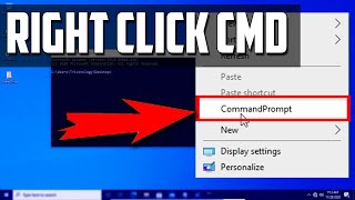 How To Open CMD(Command Prompt) on Windows Right Click