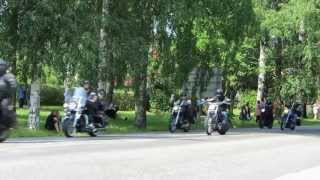 preview picture of video 'Harley Davidson парад в Varkaus'