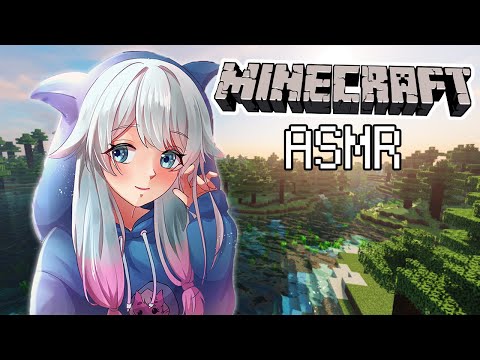 ASMR Gaming ❤️ My first Minecraft stream! #minecraft #asmr