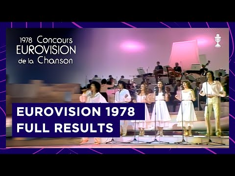 Eurovision Song Contest Paris 1978 | Full Results
