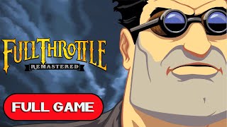 Full Throttle Remastered PC FULL GAME Longplay Gameplay Walkthrough Playthrough VGL