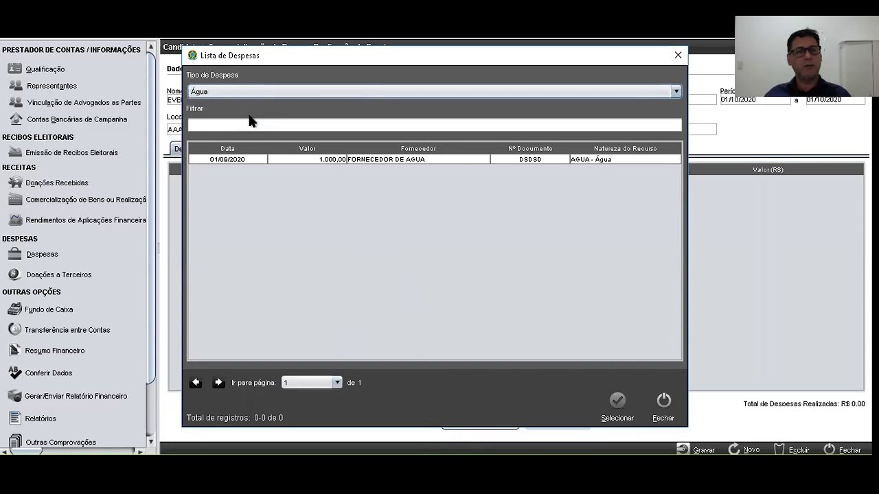 Vídeo 3  Doações recebidas, Comercialização de bens e realização de eventos, Rendimentos de aplicaçõ