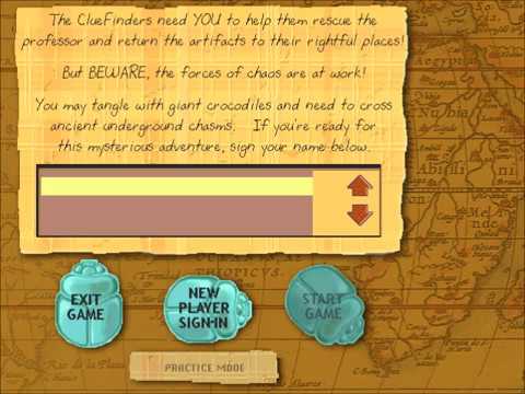 [5min] ClueFinders 4th Grade Music - Sign-In/Secret Chamber Puzzle/Obelisk