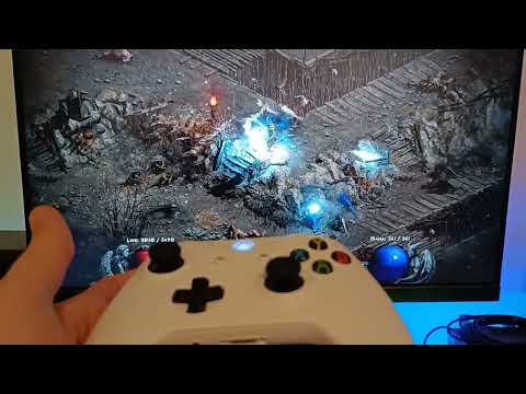 D2R: Frenzy Barb on a controller