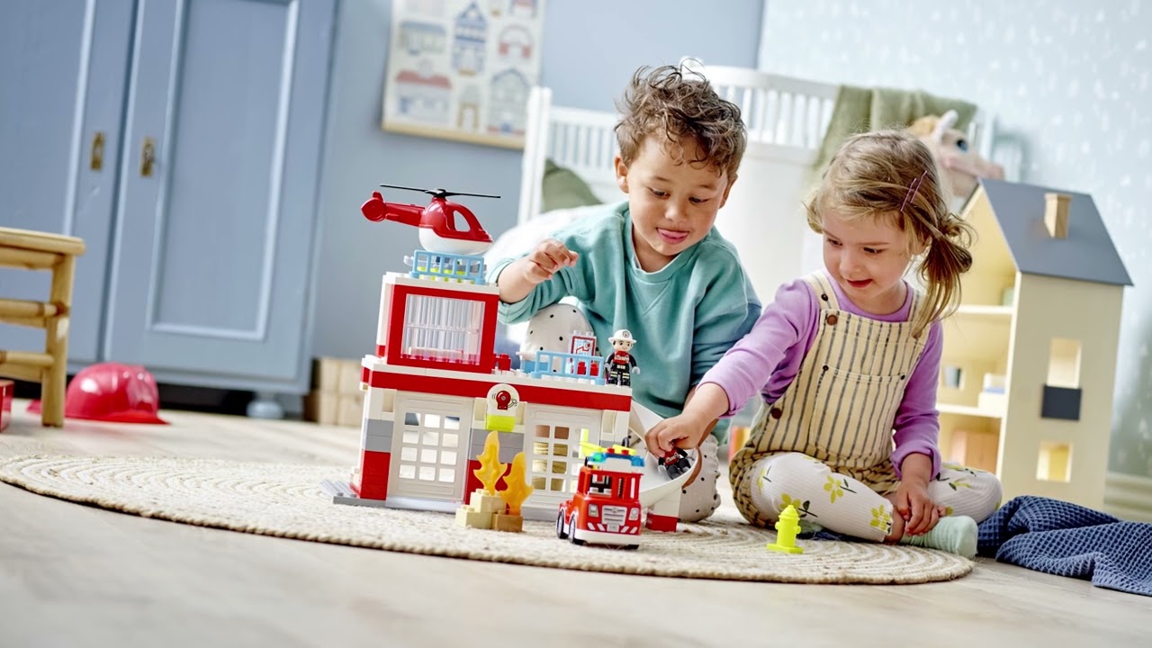 LEGO DUPLO - Hasičská stanice a vrtulník