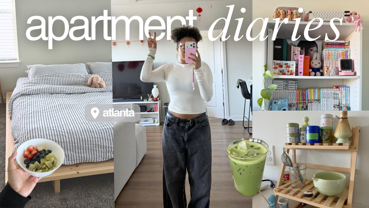 DAILY VLOG📓: trying new atl restaurants and cafes, settling into my new apartment, unboxings, etc.