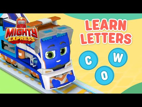 Learn Letters with Mechanic Milo 🔠🚋 | Mighty Express Games | Cartoons for Kids