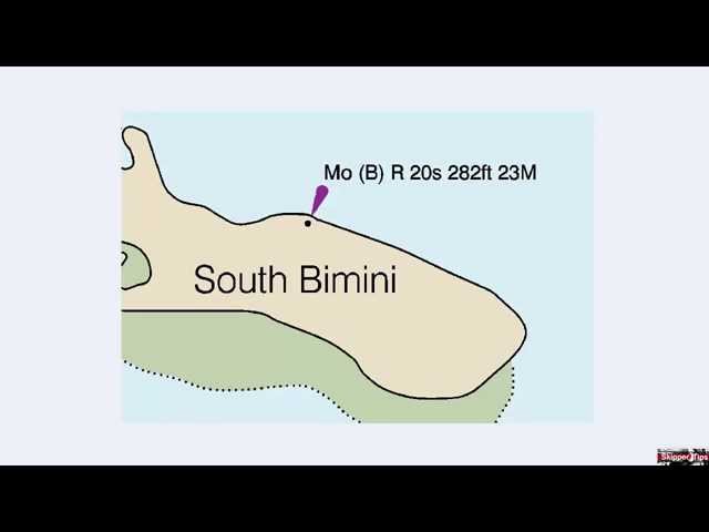 Sailing Navigation Lights on Tropical Reefs