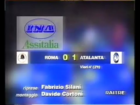 1995-96 (2a - 10-09-1995) Roma-Atalanta 0-1 [Vieri(R)] Servizio D.S.Rai3