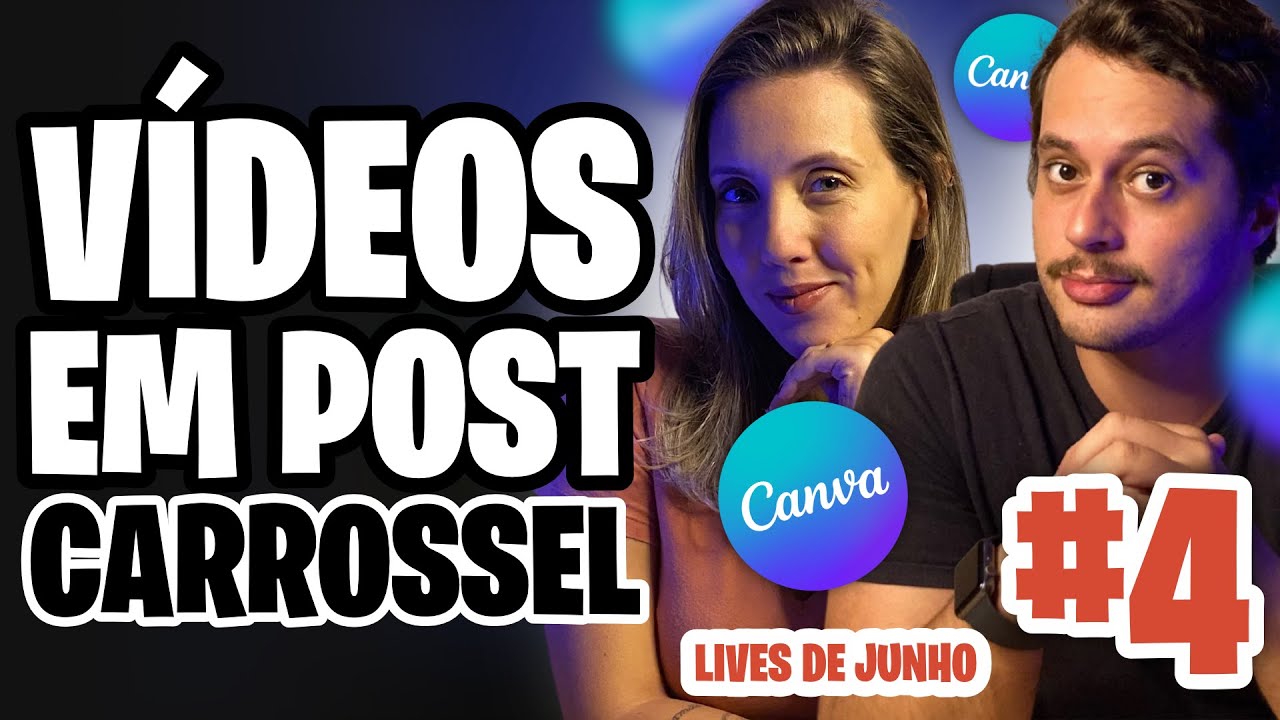 Como inserir vídeos em post carrossel no CANVA