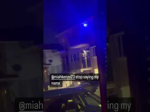 Kenzo B pulls up on Miah Kenzo and miah scared to come out side